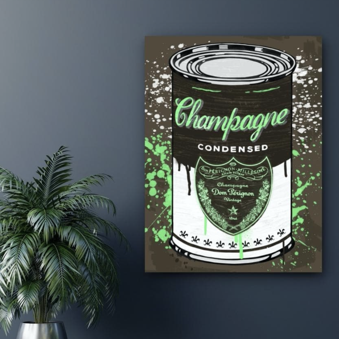 Schilderij Popeyes Champagne (Canvas)